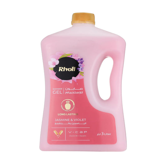 Rivoli shower gel with the scent of jasmine and violet - 3ltr