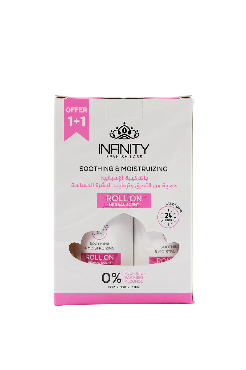 Infinity Soothing &amp; Moisturizing Roll-On – Herbal Scent Promo Pack (2 Items)
