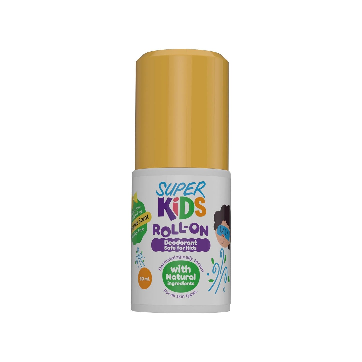 مزيل عرق سوبر كيدز رول برائحة الأناناس - 30 مل 