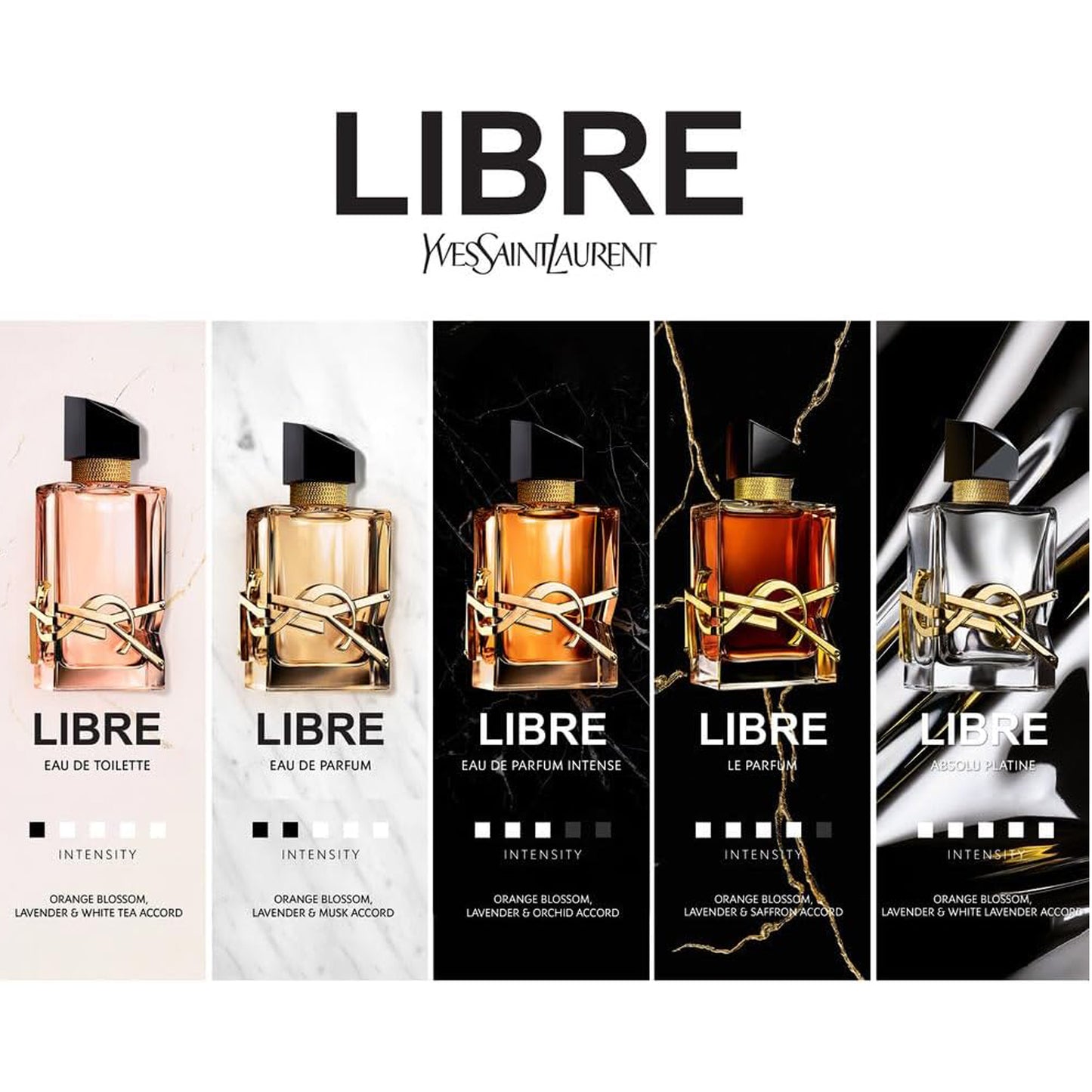 YVES SAINT LAURENT LIBRE ABSOLU PLATINE PARFUM - 90 ML