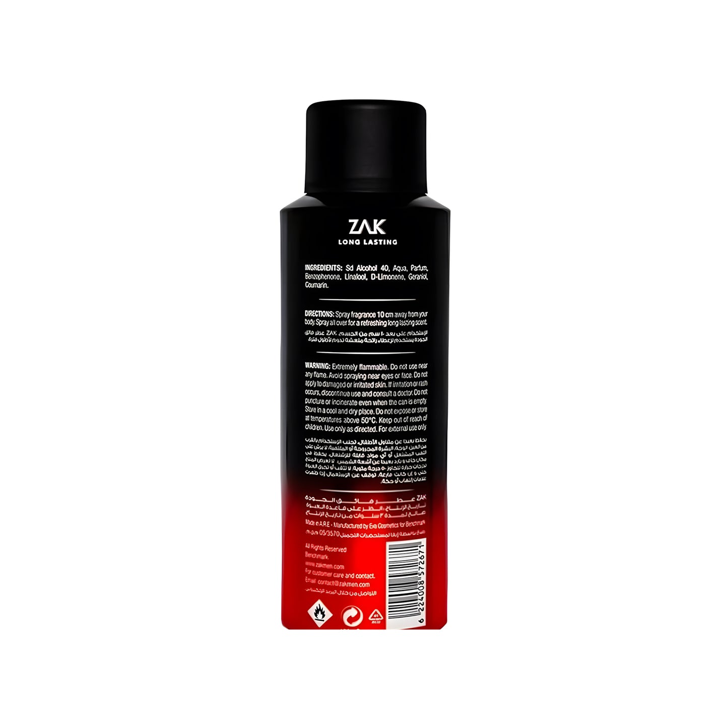 ZAK Fierce Eau De Toilette spray for him - 175 ml